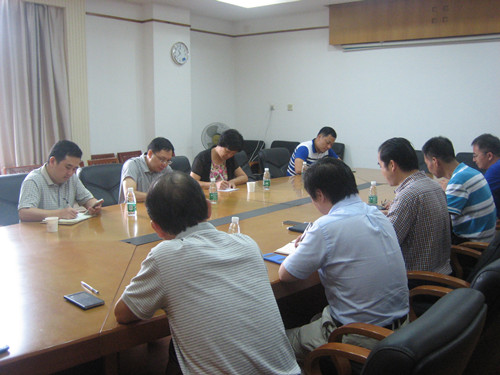 汇报会现场